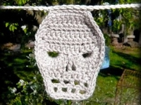 Shara Lambeth Designs Crocheted Skull